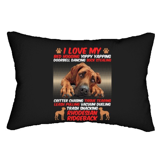 Ridgeback Owner I LOVE MY RHODESIAN RIDGEBACK Lumbar Pillows