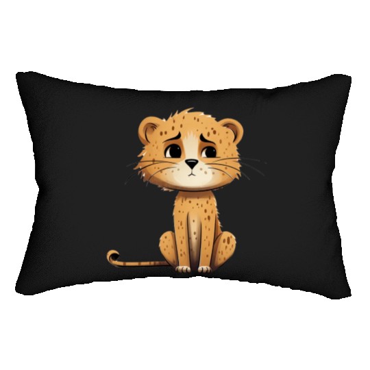 Little but Wild Cutie Cheetah Lumbar Pillows