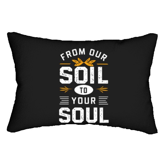 Farmers Market Farmer Agriculture Farming Food Lumbar Pillows