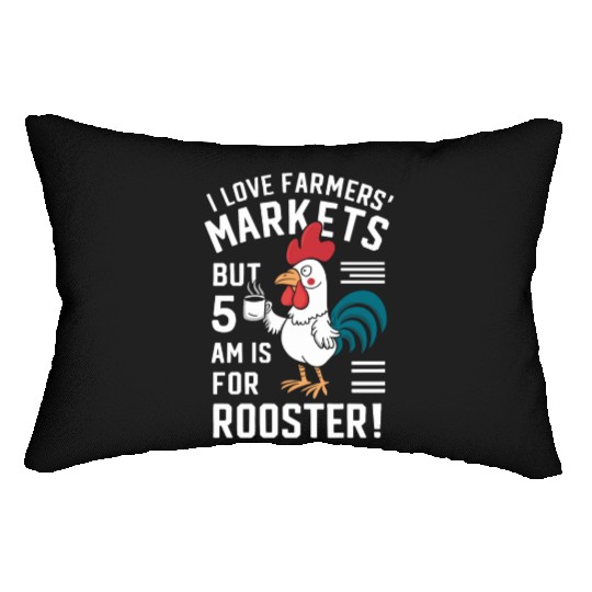 Farmers Market Farmer Agriculture Farming Food Lumbar Pillows