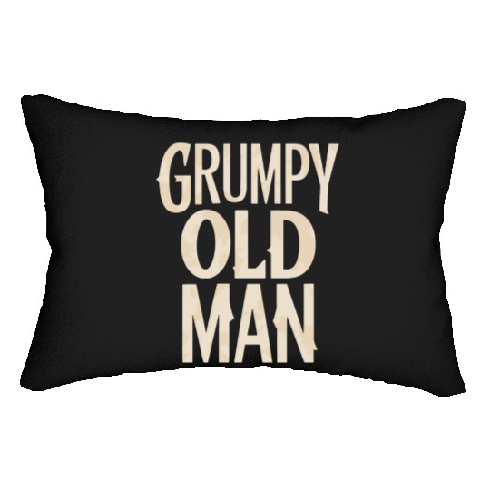 Grumpy Old Man Unique Statement Lumbar Pillows