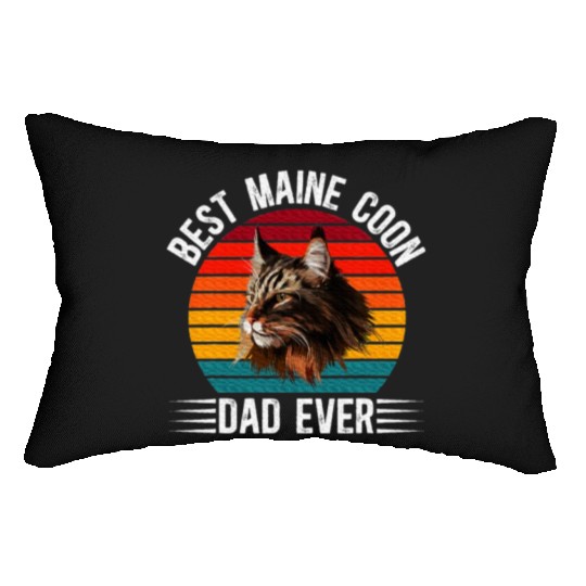 Best Maine Dad Ever Maine Owner Maine Lover Lumbar Pillows