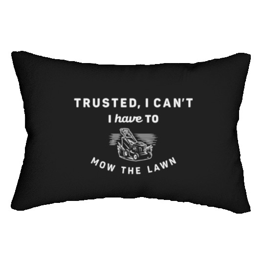 Funny Lawn Mowing Design For Men Women Lumbar Pillows