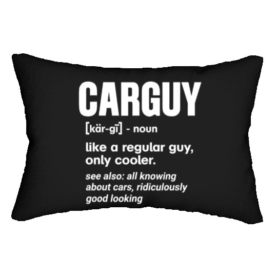 Car Guy Definition Funny Mechanic Auto Racing Gift Lumbar Pillows