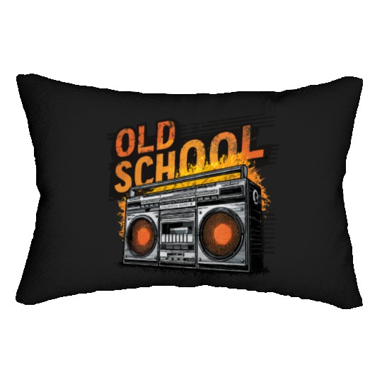 Cassette music 80s pop style For all, who love Lumbar Pillows