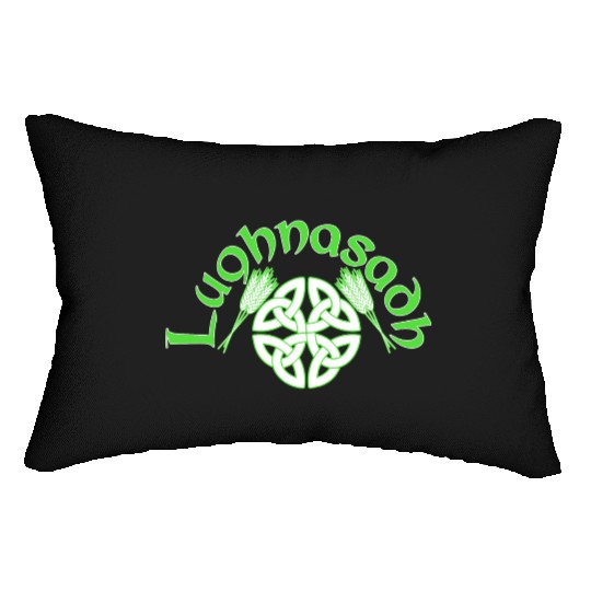 Irish Lughnasadh Festival Celtic Knot Lumbar Pillows