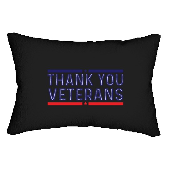 THANK YOU VETERANS Lumbar Pillows