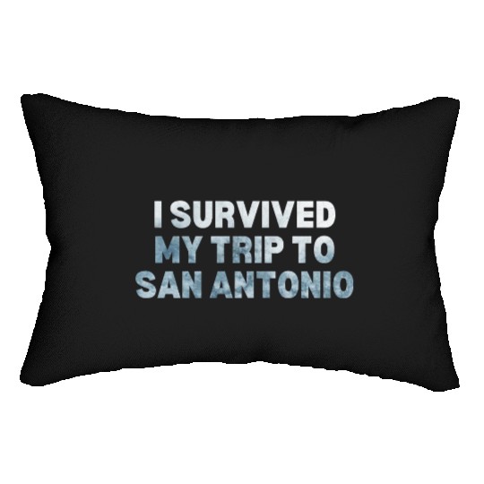 My Trip Traveler Vacation San Antonio Lumbar Pillows