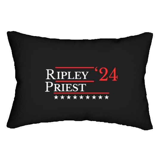 FUNNY 2024 ELECTION Ripley Priest, Wrestling Fan Lumbar Pillows