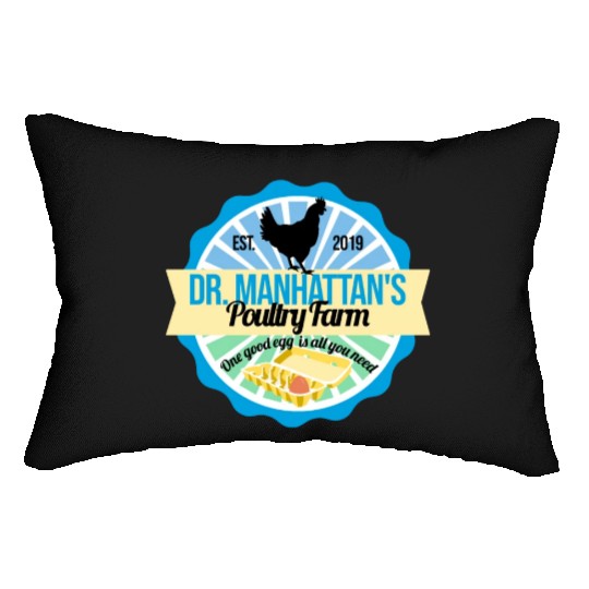Dr Manhattan Poultry Farm Lumbar Pillows