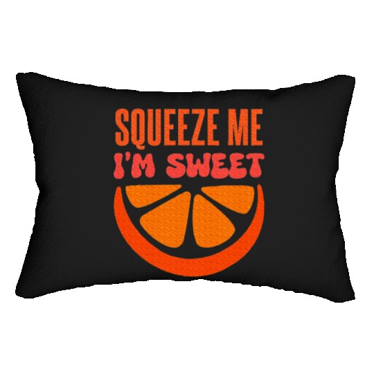 Citrus Fruit Lover Fruit Orange Lumbar Pillows