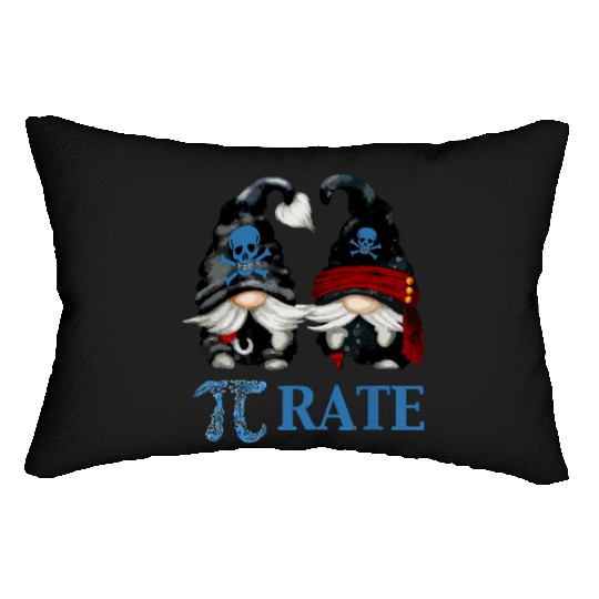 Funny Octopus Pi Day Symbol For Math Teacher Pirat Lumbar Pillows
