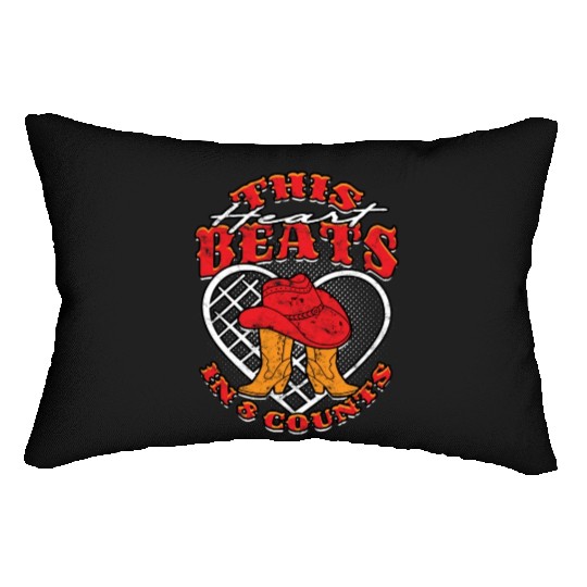 Line Dance This Heart Beats In 8 Counts Lumbar Pillows
