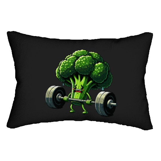 Deadlift Broccoli Gym Fitness Motivation Lumbar Pillows