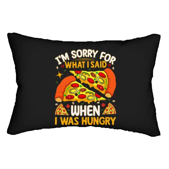 Italian Food Pizza Lover This Is My Pizza Lumbar Pillows