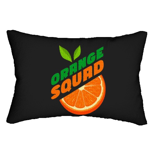Orange Citrus Fruit Orange Lover Orange Squad Lumbar Pillows