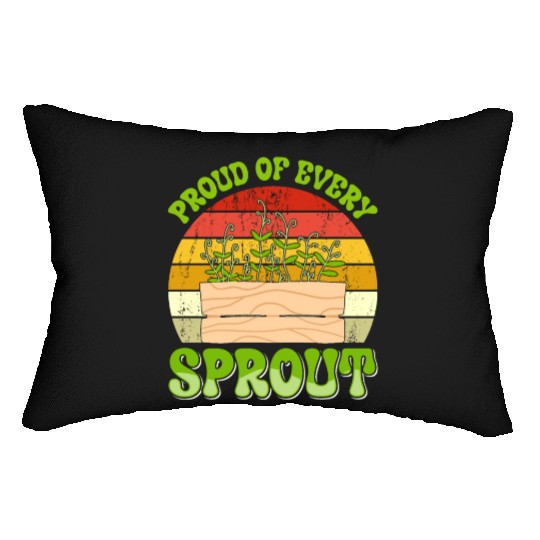 Micro Farming Design for Microgreen Farmer Lumbar Pillows