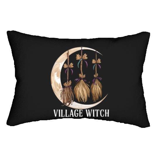 Village Witch Gothic Occult Wicca Pagan Nature Lumbar Pillows