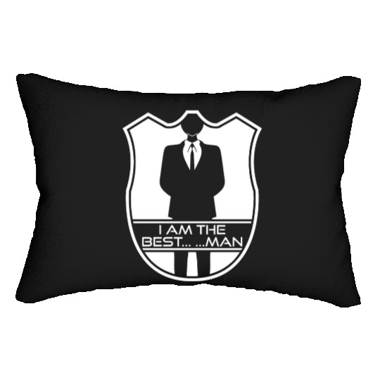 Best Man Groomsmen Bride Groom Lumbar Pillows