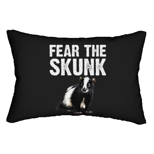 Best Skunk Design Zookeeper Skunk Lover Lumbar Pillows