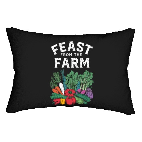 Farmers Market Farmer Agriculture Farming Food Lumbar Pillows
