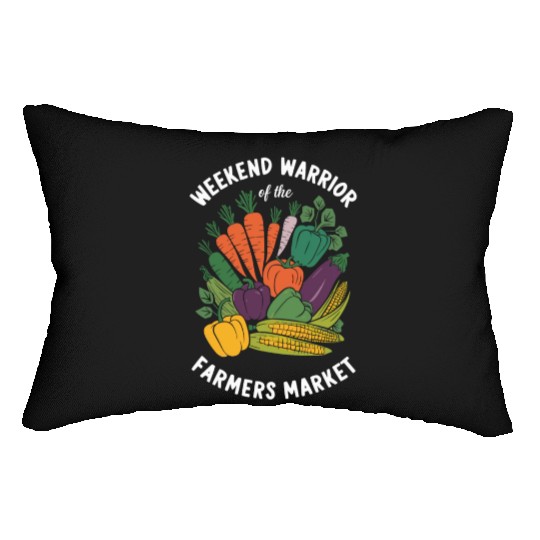 Farmers Market Farmer Agriculture Farming Food Lumbar Pillows