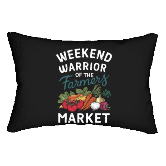 Farmers Market Farmer Agriculture Farming Food Lumbar Pillows