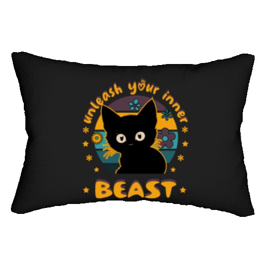 unleash your inner beast Lumbar Pillows