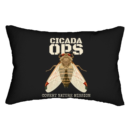 Cicada-Entomology-Insect-Nature- Lumbar Pillows