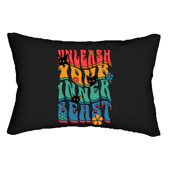 unleash your inner beast Lumbar Pillows