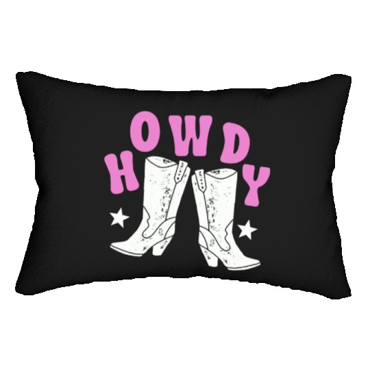 Western Country Texas Cowboy Hat Lumbar Pillows