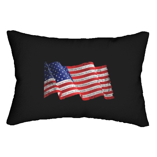 American flag Lumbar Pillows