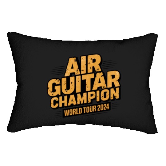 AIR GUITAR CHAMPION WORLD TOUR 2024 Lumbar Pillows