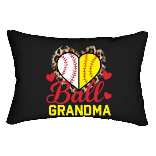 Baseball Grandma Grandmother Grandparents Day Lumbar Pillows