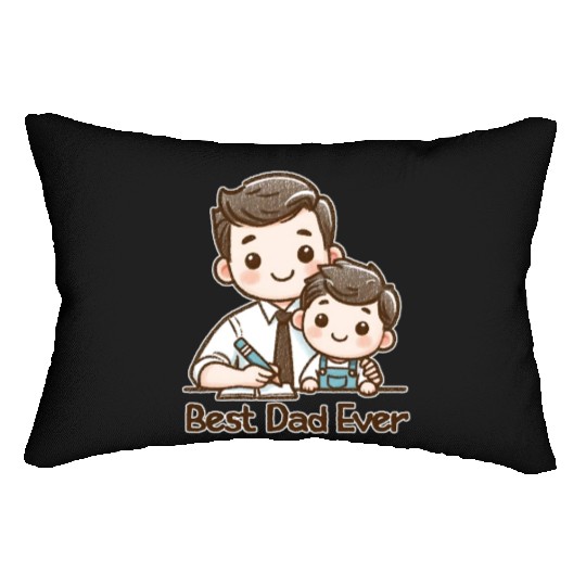 Best Dad Ever Lumbar Pillows