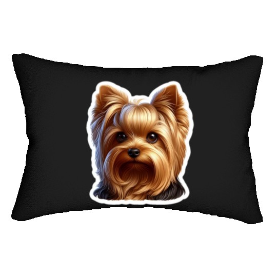 Yorkshire Terrier Lumbar Pillows