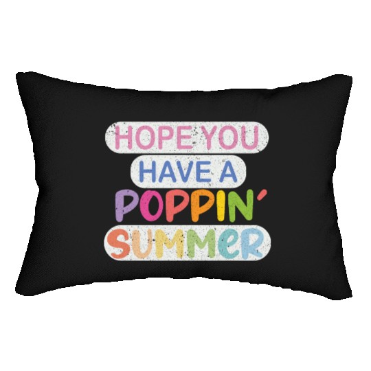 poppin into summer Bye Bye School Lumbar Pillows