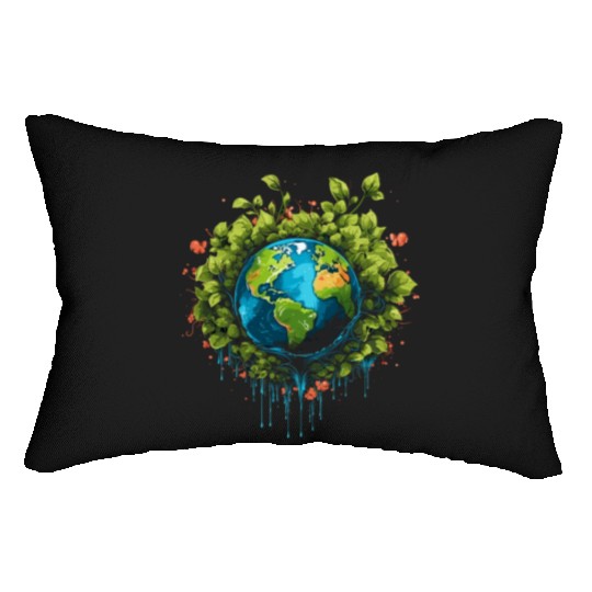Respect Your Mother Earth Day Save Our Planet Lumbar Pillows