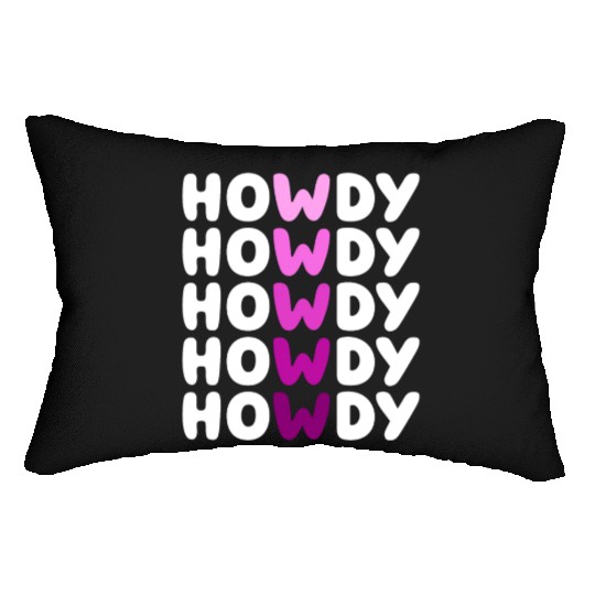 Western Country Texas Cowboy Hat Lumbar Pillows