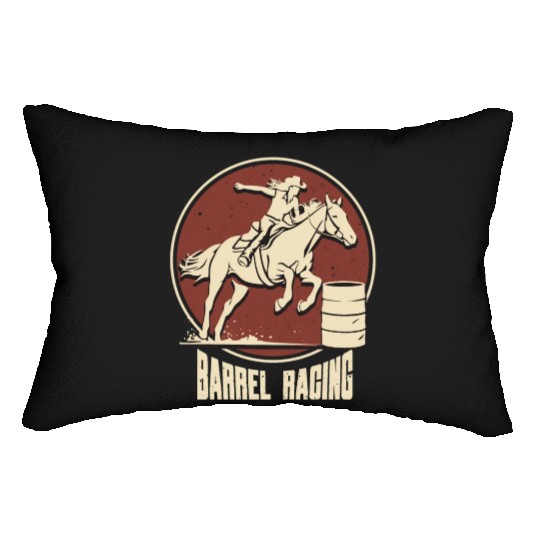 Barrel Racing Gifts Lumbar Pillows
