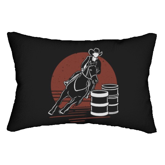 Barrel Racing Gifts Lumbar Pillows