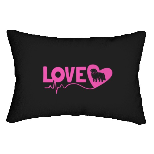 Dog Lover Pet Owner I Love My Great Pyrenees Lumbar Pillows