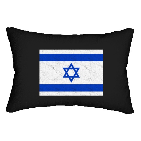 Israel Flag Lumbar Pillows
