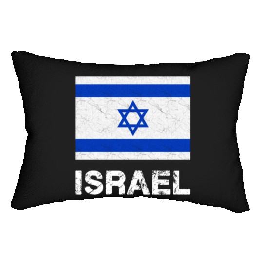 Israel Flag Lumbar Pillows