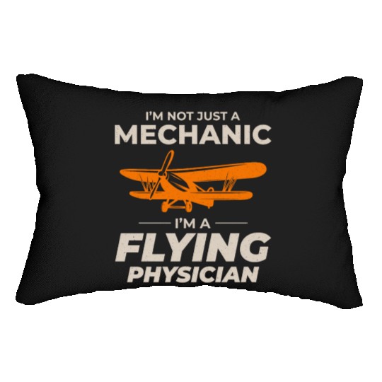 Aircraft Mechanic Aviation Maintenance Technician Lumbar Pillows