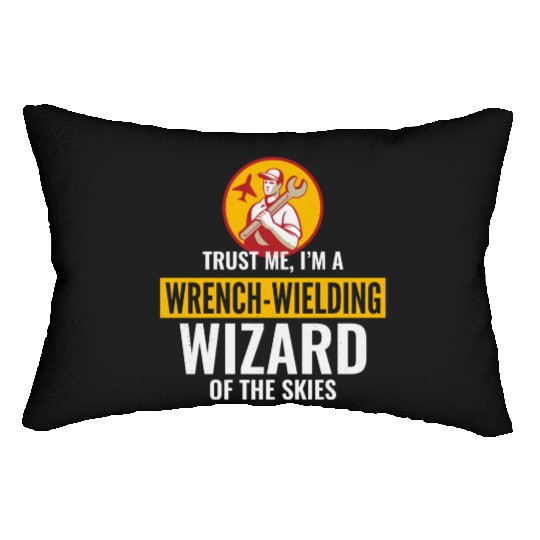 Aircraft Mechanic Aviation Maintenance Technician Lumbar Pillows