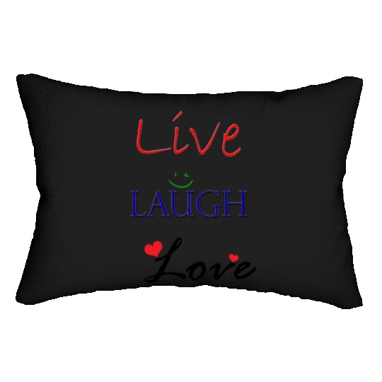 Live Laugh Love Lumbar Pillows