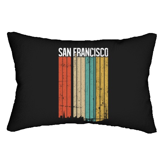 San Francisco Vintage Lumbar Pillows