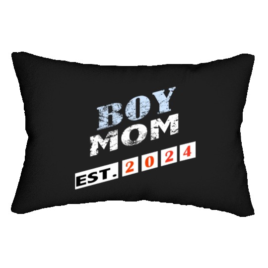 Boy Mom - est. 2024 Lumbar Pillows