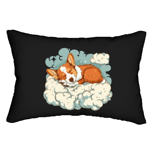 Corgi Cloud Dreamer Lumbar Pillows